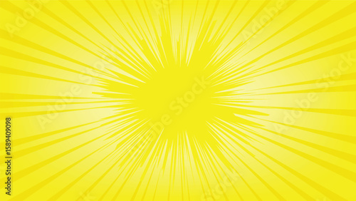 abstract yellow dynamic speedy lines background