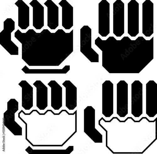 hand drag tool icon