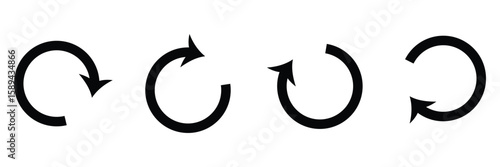 Refresh icon vector illustration. Reload sign and symbol. Update icon . EPS 10 . 