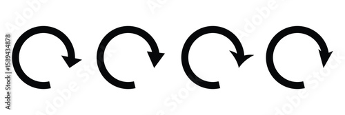 Refresh icon vector illustration. Reload sign and symbol. Update icon . EPS 10 . 