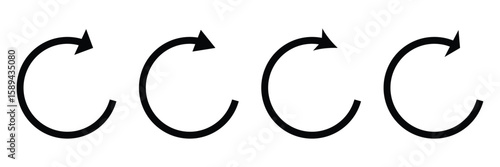 Refresh icon vector illustration. Reload sign and symbol. Update icon . EPS 10 . 