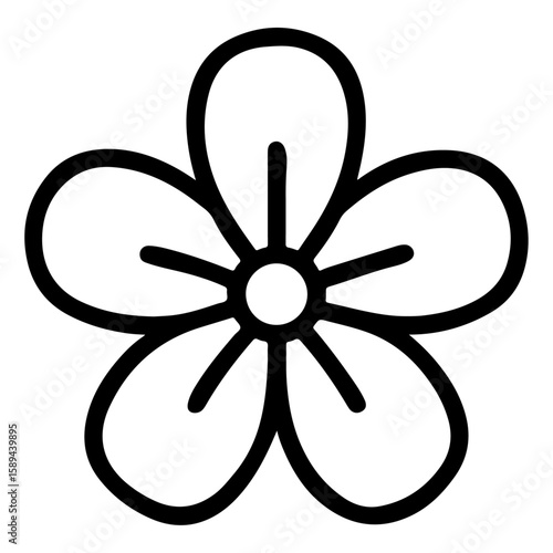 black and white flower vector
