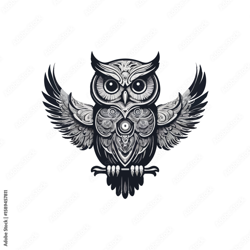 Obraz premium “Ethereal Owl Sigil”