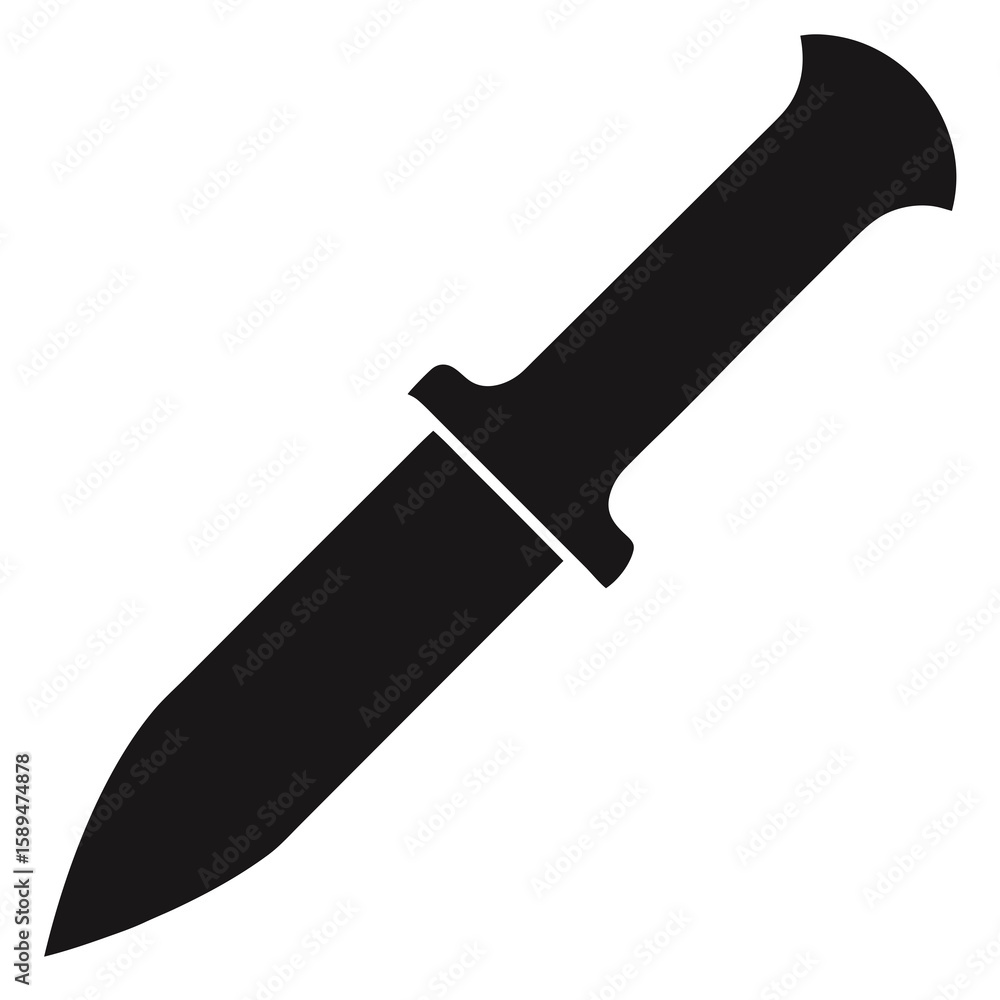Obraz premium knife isolated on white background