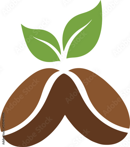 young plant vector, vector and illustration, vector style