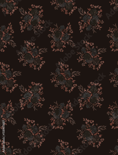 top and kurti design floral pattern