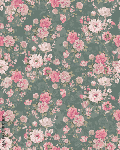 top and kurti design floral pattern