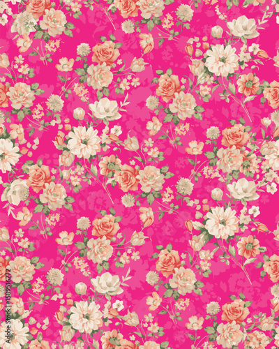 top and kurti design floral pattern