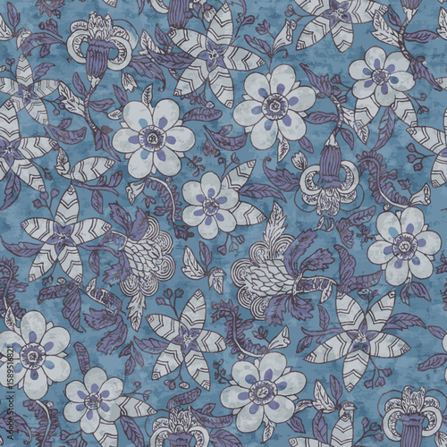 top and kurti design floral pattern