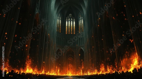 Burning Cathedral: Gothic Inferno