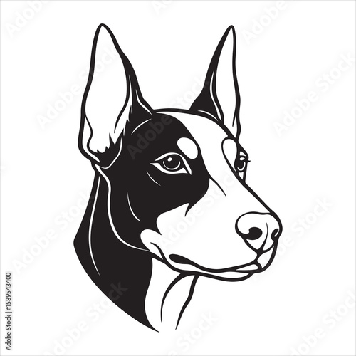 Wallpaper Mural Doberman Pinscher: Agile, Courageous, Loyal Companion Torontodigital.ca