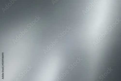 Brushed Metal Texture Background with Light Reflection for Design and Compositing