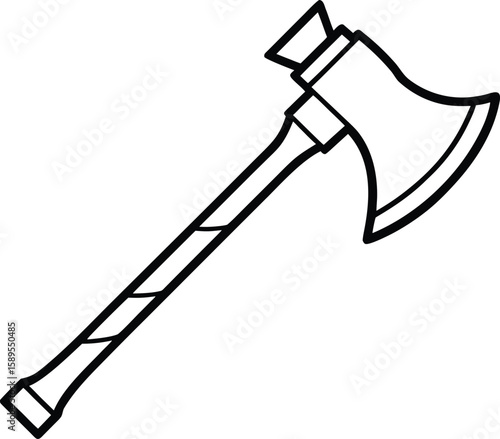 Isolated steel cutting tools with sharp blades and black handles on a white background