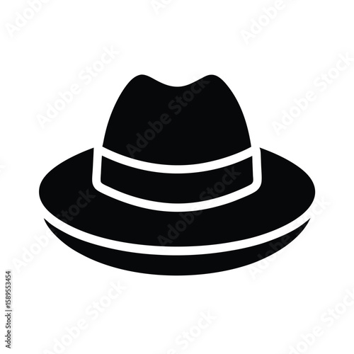 Park Ranger Hat Icon Vector Illustration