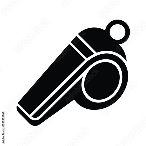 Survival Whistle Icon Vector Illustration