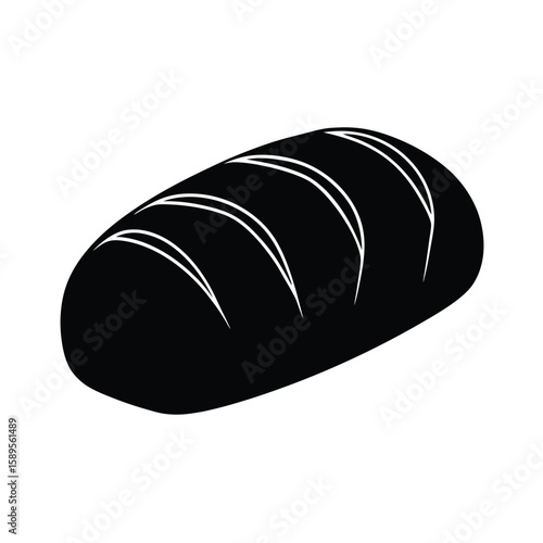 vector illustration of bread loaf