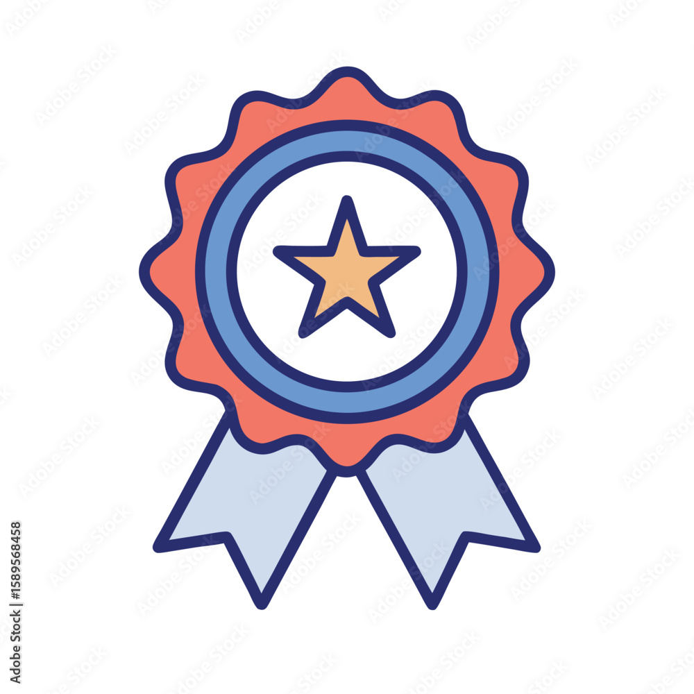 “Vector Illustration of an Award Symbol” “Vector Illustration of an Award Symbol”