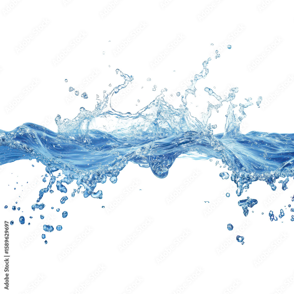 fresh water splash, lively splash of fresh water, droplets sparkling as they scatter, isolated on transparent background fresh water splash, lively splash of fresh water, droplets sparkling as they scatter, isolated on transparent background