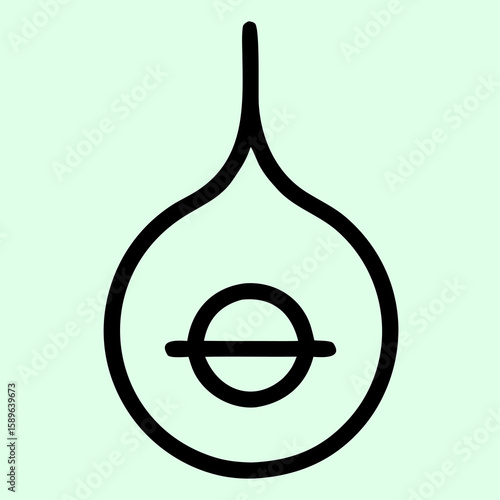A vector illustration of a no-smoking sign next to an enema icon, symbolizing medical equipment or a health-related design