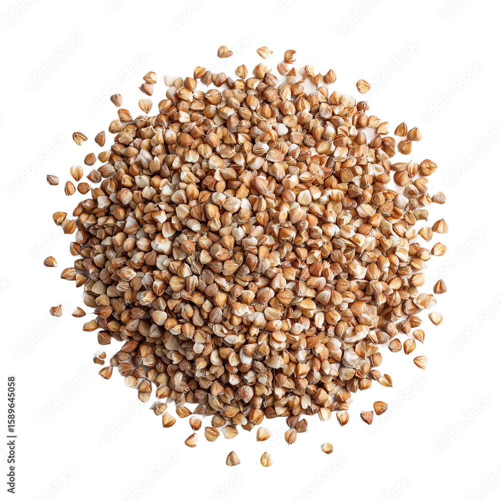 Healthy Buckwheat Seeds: A close-up shot of a pile of raw, healthy buckwheat seeds, showcasing their natural texture and nutritional value. Healthy Buckwheat Seeds: A close-up shot of a pile of raw, healthy buckwheat seeds, showcasing their natural texture and nutritional value.