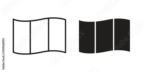 Italy flag icon vector illustration logo template in filled, outline