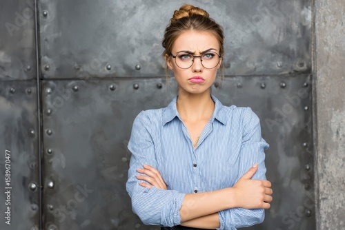 A businesswoman averse to excessive physical contact