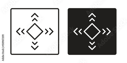 Flexibility icon vector illustration logo template in filled, outline