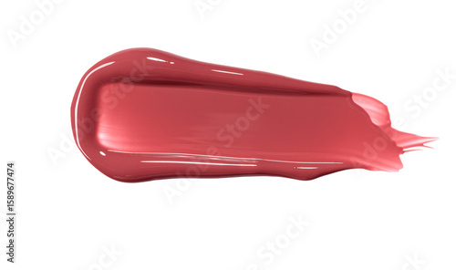 dark pink lipstick smear, acryl gel, glossy pink nail polish, cosmetics beauty product texture, liquid blush, lipstick, lipgloss swatch, isolated png