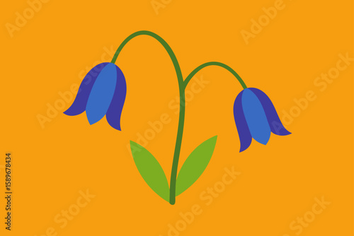 bluebells-on-a-sunny-orange-background---unexpecte.svg