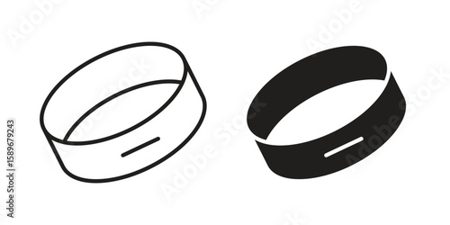Bracelet icon vector illustration logo template in filled, outline