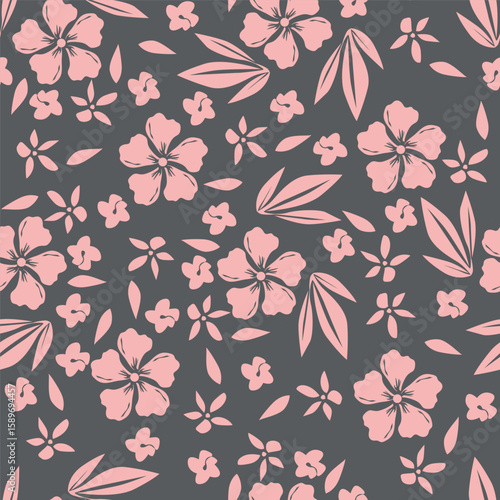 vintage floral seamless pattern. Rich with nostalgia and classic elegance, this pattern evokes the charm of a bygone era for print and textile