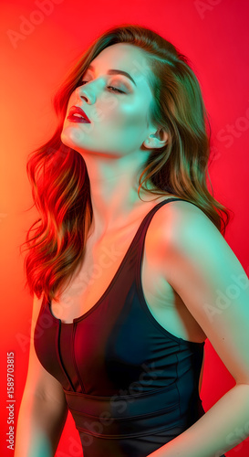 Wallpaper Mural A woman in a black tank top Torontodigital.ca