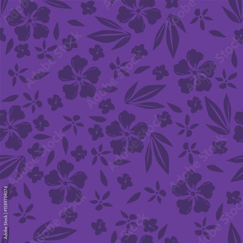 vintage floral seamless pattern. Rich with nostalgia and classic elegance, this pattern evokes the charm of a bygone era for print and textile