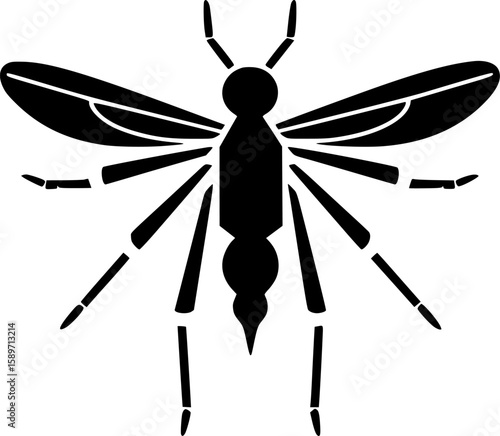 Mosquito - High Quality Vector Logo - Vector illustration ideal for T-shirt graphic