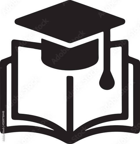 Education Clean Outline Icon Set – Minimal Vector Design