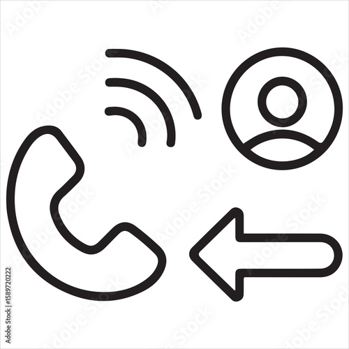 set of icons on white background.