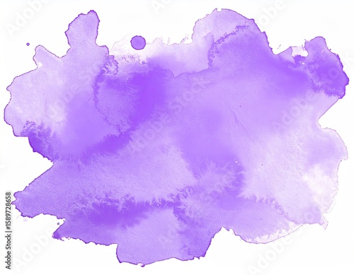 Wallpaper Mural Abstract lavender watercolor splash Torontodigital.ca