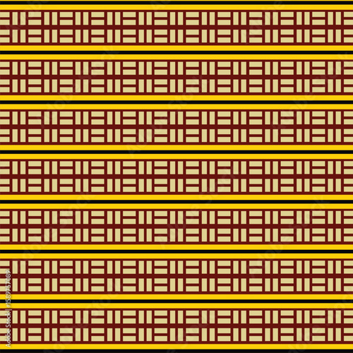Minimalist Maze Style Vector Pattern Design