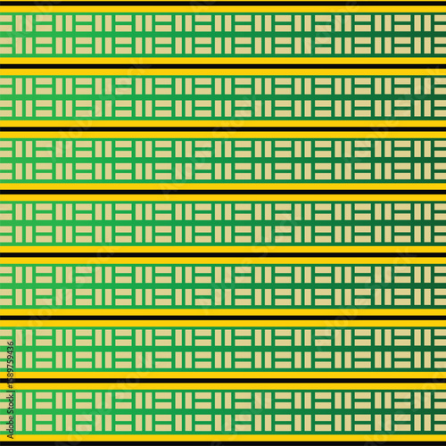 Simple Geometric Maze Like Pattern for Fabric