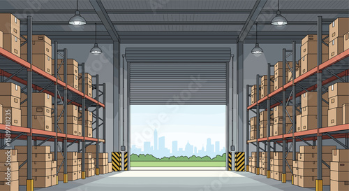 Automated warehouse storage solutions for efficient distribution and inventory management
