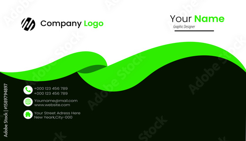 Double-sided creative business card template.