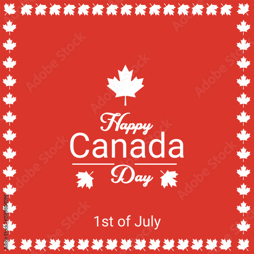  Canada Day Greeting Card