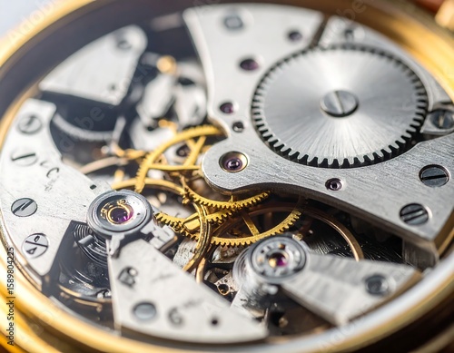 Wallpaper Mural Close-up watch movement Torontodigital.ca