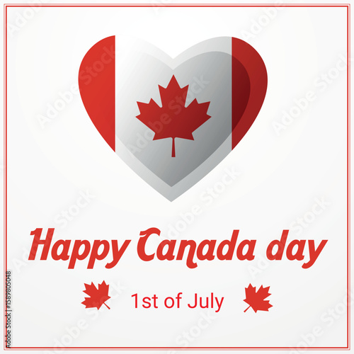  Canada Day Greeting Card