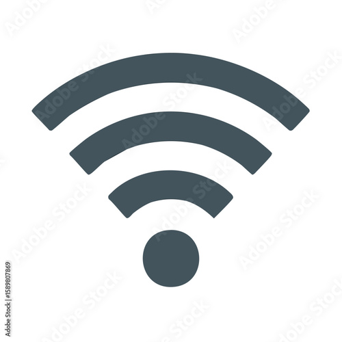Wireless Internet Access Icon WiFi Signal Illustration Connection Network
