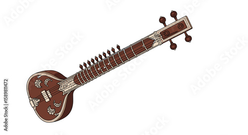 Experience the rich resonant tones of traditional indian stringed musical instruments