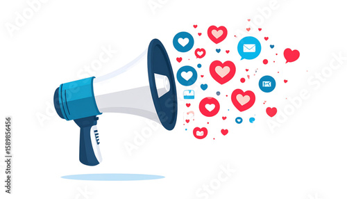 Amplifying the Love A Digital Megaphone Spreading Affection, Messages and Social Engagement Across Networks