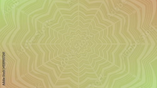 Round mandala on colorfull gradient background. Translucent mesh pattern in the form of a mandala. Mandala with floral patterns. Pastel Yoga template. Gradient background with round mandala.Vishal