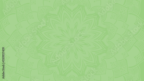 Round mandala on colorfull gradient background. Translucent mesh pattern in the form of a mandala. Mandala with floral patterns. Pastel Yoga template. Gradient background with round mandala.Vishal