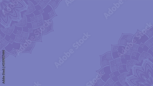 Round mandala on colorfull gradient background. Translucent mesh pattern in the form of a mandala. Mandala with floral patterns. Pastel Yoga template. Gradient background with round mandala.Vishal